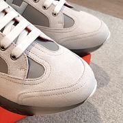 Hermes Trail Sneaker Multicolore Gris - 4