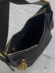 Dior Medium Voyage Bag Black Flat 28x18x12cm - 3