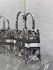 Dior Lucky Medium Dior Book Tote Multicolor Flowers 36cm - 4