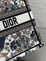Dior Lucky Medium Dior Book Tote Multicolor Flowers 36cm - 2