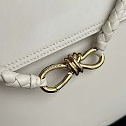 Bottega Veneta Ciao Ciao Bag White Gold 34x26x15cm - 2