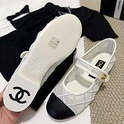 Chanel Coco Beach Mary Janes White Flat  - 4