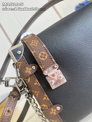 Louis Vuitton LV Side Trunk Vibe MM Black 23.5x16x8.5cm - 2
