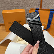 Louis Vuitton LV Black Calfskin Belt 4cm - 5