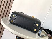 Loewe Amazona 23 Black Bag Calfskin 23x10x15cm - 6