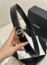 Chanel Black Belt 3.5cm - 2