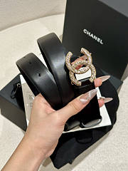 Chanel Black Belt 3.5cm - 3