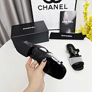 Chanel Black Slides Sandal - 5