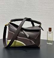 Loewe Puzzle Landscape Bag Chocolate 24x10x14cm - 1