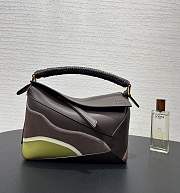 Loewe Puzzle Landscape Bag Chocolate 24x10x14cm - 6