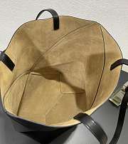 Loewe Medium Puzzle Fold Tote Shiny Calfskin Black 31.5x14.5x25.5cm - 2