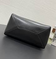 Loewe Medium Puzzle Fold Tote Shiny Calfskin Black 31.5x14.5x25.5cm - 4