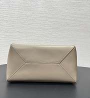Loewe Medium Puzzle Fold Tote Shiny Calfskin Grey 31.5x14.5x25.5cm - 5
