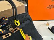 Hermes Birkin 25 SALE BAG Black Gold 25cm (5 bags) - 2