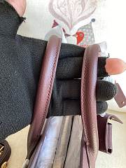 YSL Sac De Jour Supple Grained Wine 26cm - 6