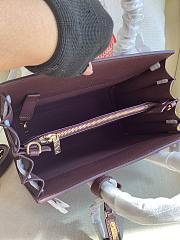 YSL Sac De Jour Supple Grained Wine 26cm - 3