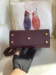 YSL Sac De Jour Supple Grained Wine 26cm - 4
