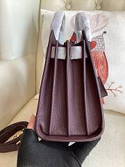 YSL Sac De Jour Supple Grained Wine 26cm - 2
