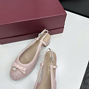 Dior Ballet Slingback Pump Pink Lambskin 3cm - 4