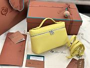 Loro Piana L19 Bag Yellow Silver 19x11x6.5cm - 6