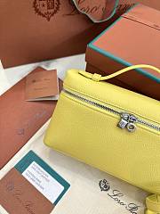Loro Piana L19 Bag Yellow Silver 19x11x6.5cm - 4