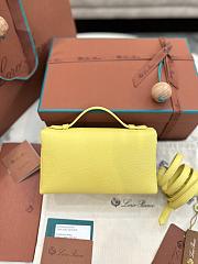 Loro Piana L19 Bag Yellow Silver 19x11x6.5cm - 2