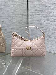 Dior Miss Caro Mini Hobo Shoulder Bag Pink 24x14x6.5cm - 1