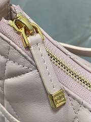 Dior Miss Caro Mini Hobo Shoulder Bag Pink 24x14x6.5cm - 6