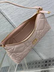 Dior Miss Caro Mini Hobo Shoulder Bag Pink 24x14x6.5cm - 4