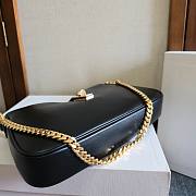 Celine Shoulder Camille 16 Soft Smooth Calfskin Black 27x15x4cm - 5