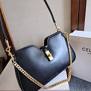 Celine Shoulder Camille 16 Soft Smooth Calfskin Black 27x15x4cm - 2