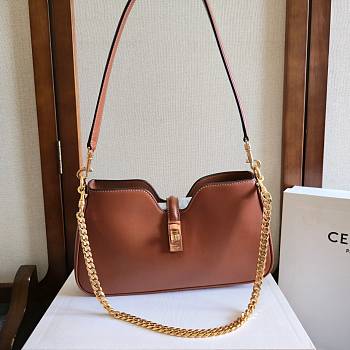 Celine Shoulder Camille 16 Soft Smooth Calfskin Tan 27x15x4cm