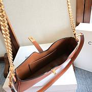 Celine Shoulder Camille 16 Soft Smooth Calfskin Tan 27x15x4cm - 6