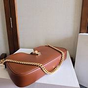 Celine Shoulder Camille 16 Soft Smooth Calfskin Tan 27x15x4cm - 3