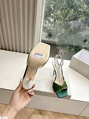 Jimmy Choo Saeda sandals high 11cm green - 3