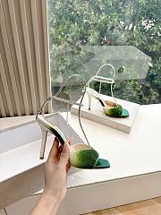 Jimmy Choo Saeda sandals high 11cm green - 2