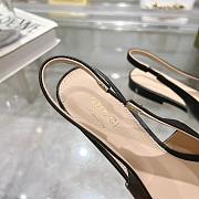 Gucci Flat Black Slingback Pumps - 6