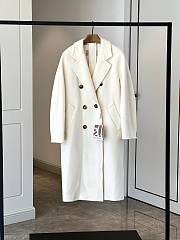 Max Mara 101801 Icon Coat in cream white - 1