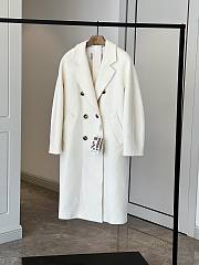 Max Mara 101801 Icon Coat in cream white - 3