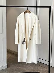 Max Mara 101801 Icon Coat in cream white - 5