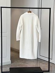 Max Mara 101801 Icon Coat in cream white - 6