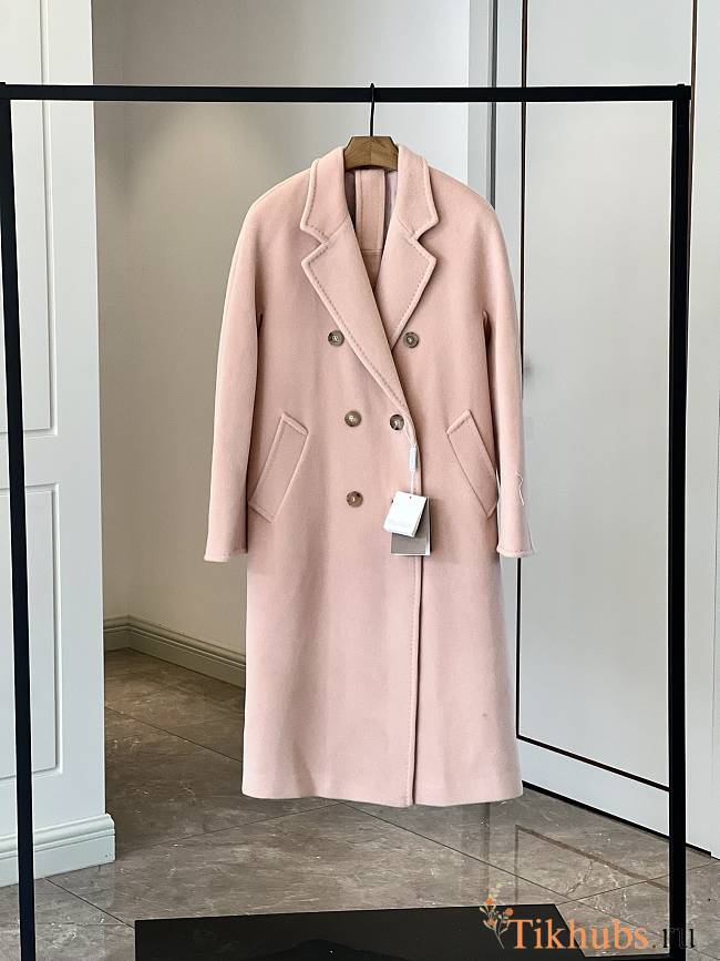 Max Mara 101801 Icon Coat in pink - 1