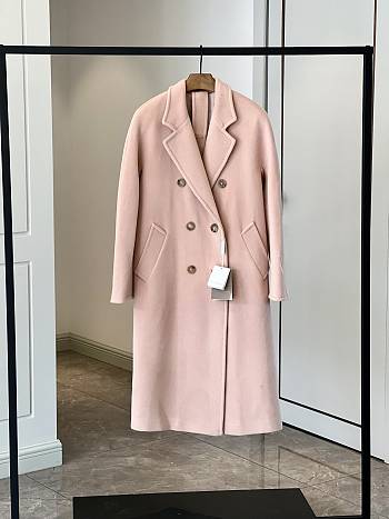 Max Mara 101801 Icon Coat in pink