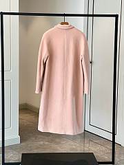 Max Mara 101801 Icon Coat in pink - 4