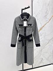Valentino Garavani Belted Checked Wool and Cashmere-Blend Coat - 1