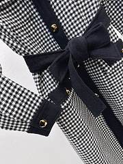 Valentino Garavani Belted Checked Wool and Cashmere-Blend Coat - 3
