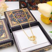 Dior necklace gold - 4