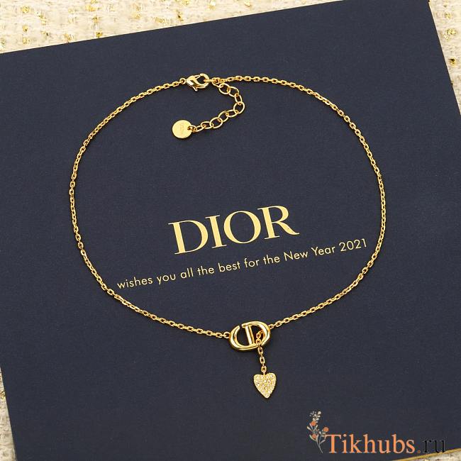 Dior necklace gold - 1