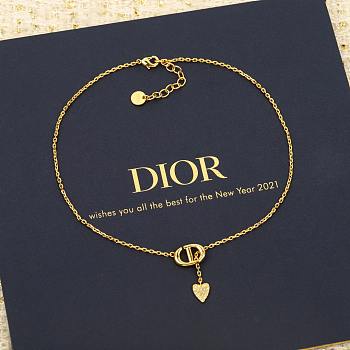 Dior necklace gold