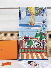 Hermès Twilly au Bloc Liste Vernie scarf 140cm*140cm - 4